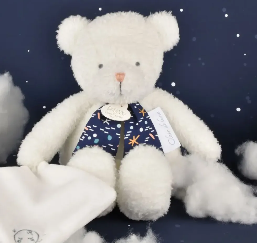 CLAIR DE LUNE - OURS PANTIN 30 CM