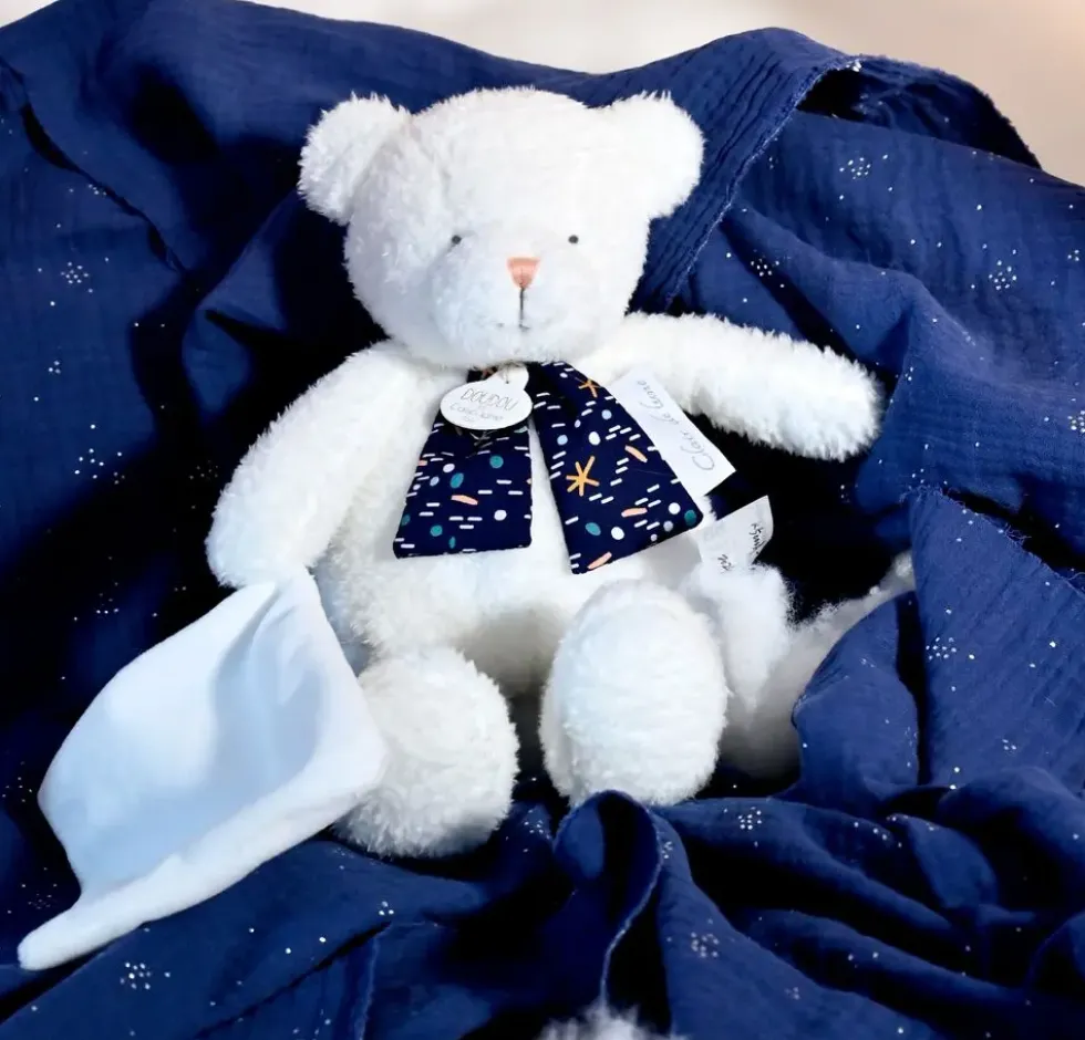 CLAIR DE LUNE - OURS PANTIN 30 CM