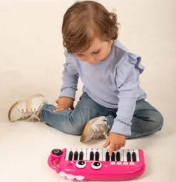 CLAVIER DINO 24 TOUCHES AVEC EFFETS LUMINEUX