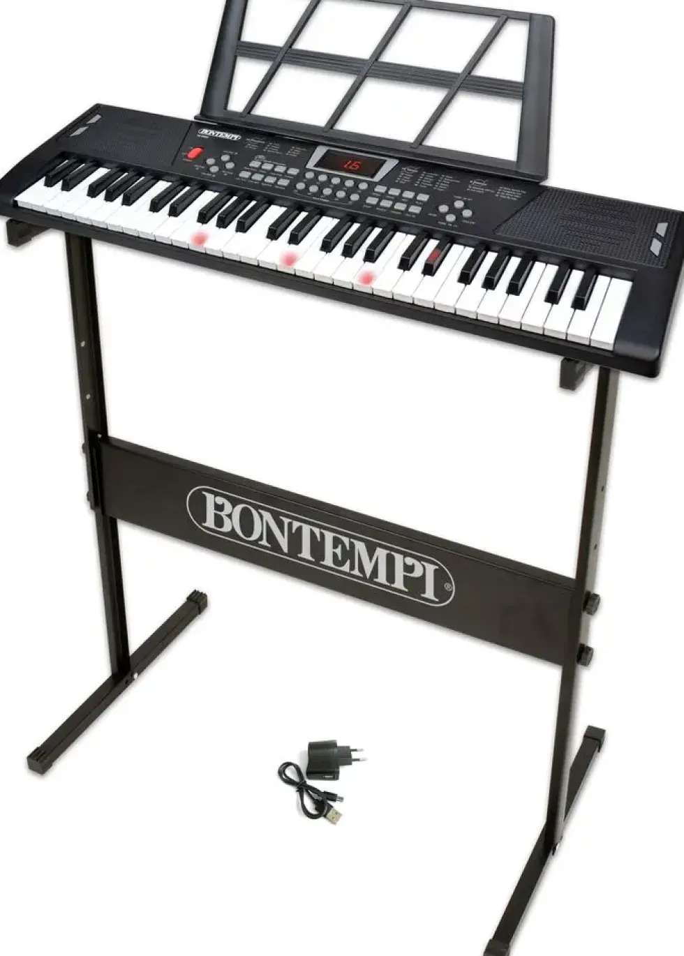 CLAVIER ELECTRONIQUE DE 54 TOUCHES AVEC TOUCHES D’ECLAIRAGE