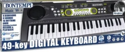 CLAVIER NUMERIQUE DE 49 TOUCHES - 6 MORCEAUX PREENREGISTRES