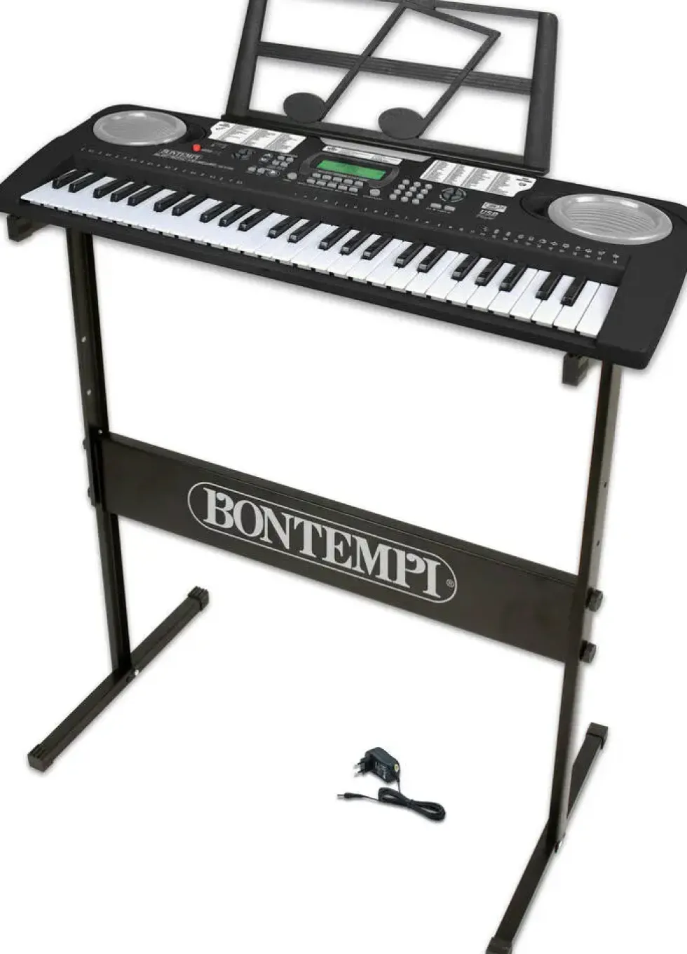 CLAVIER NUMERIQUE 54 TOUCHESAVECPIEDS EN METAL ET ADAPTATEUR PORT USB
