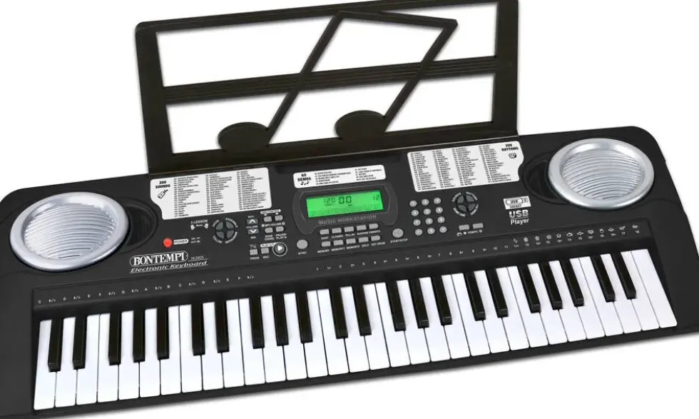 CLAVIER NUMERIQUE 54 TOUCHESAVECPIEDS EN METAL ET ADAPTATEUR PORT USB