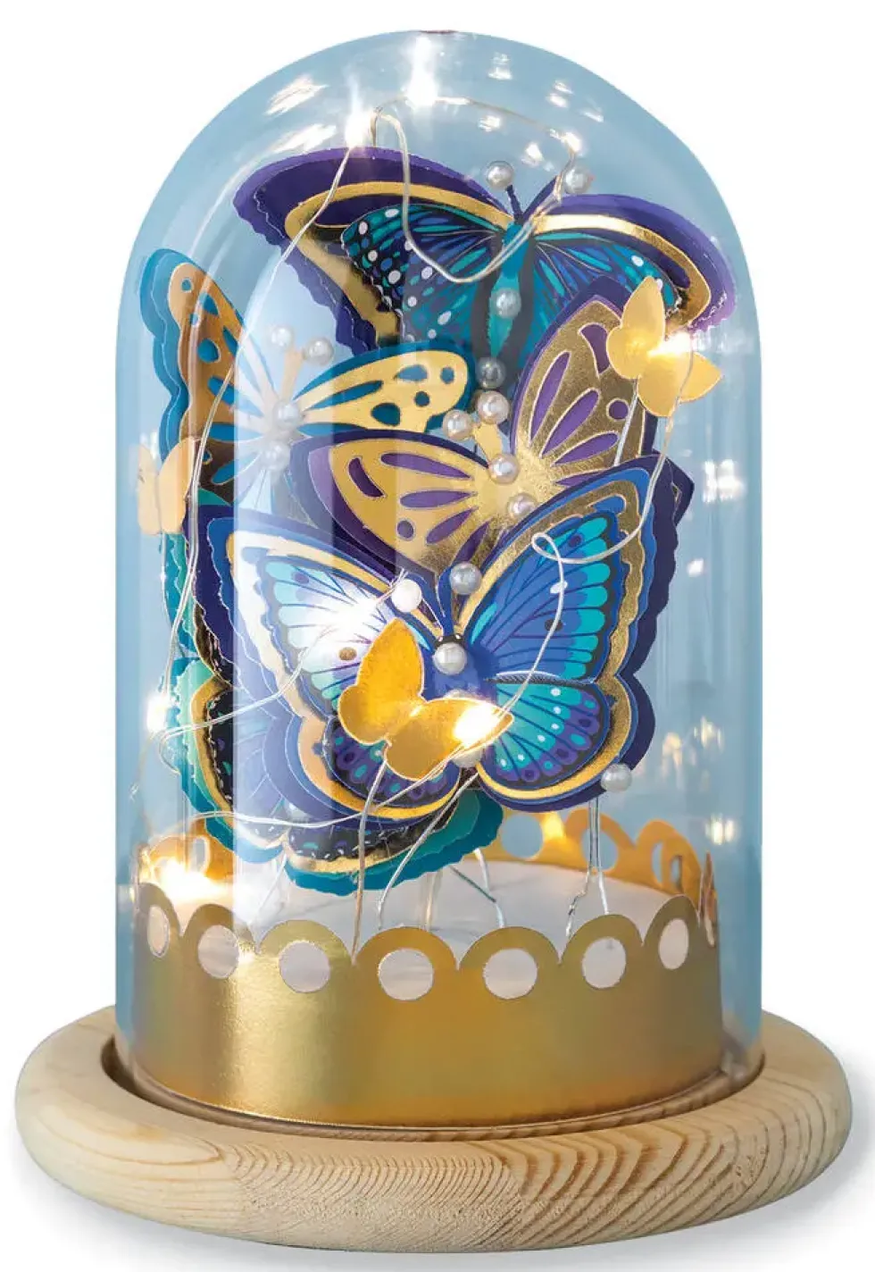 CLOCHE LUMINEUSE PAPILLONS A CREER