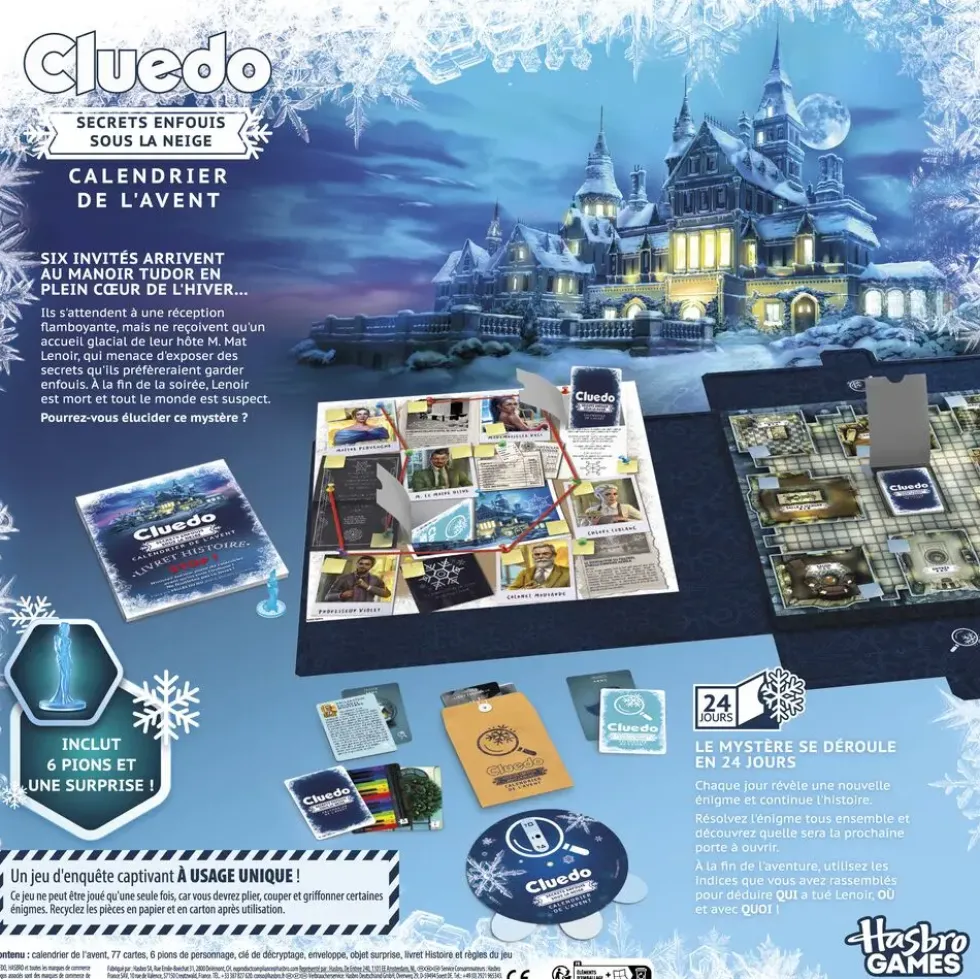 CLUEDO : SECRETS ENFOUIS SOUS LA NEIGE