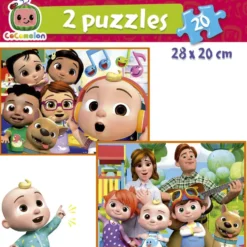 COCOMELON - 2 PUZZLES DE 20 PIECES
