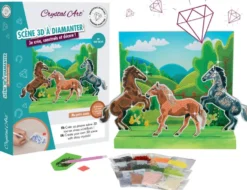 COFFRET A DIAMANTER - 3 CHEVAUX MA PETITE ECURIE