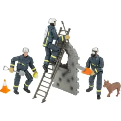 COFFRET ASSORTIMENT FIGURINE OPERATION DE SECOURS POMPIERS