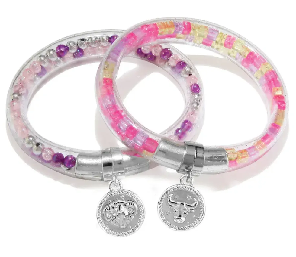 COFFRET BRACELETS PERLES TUBES