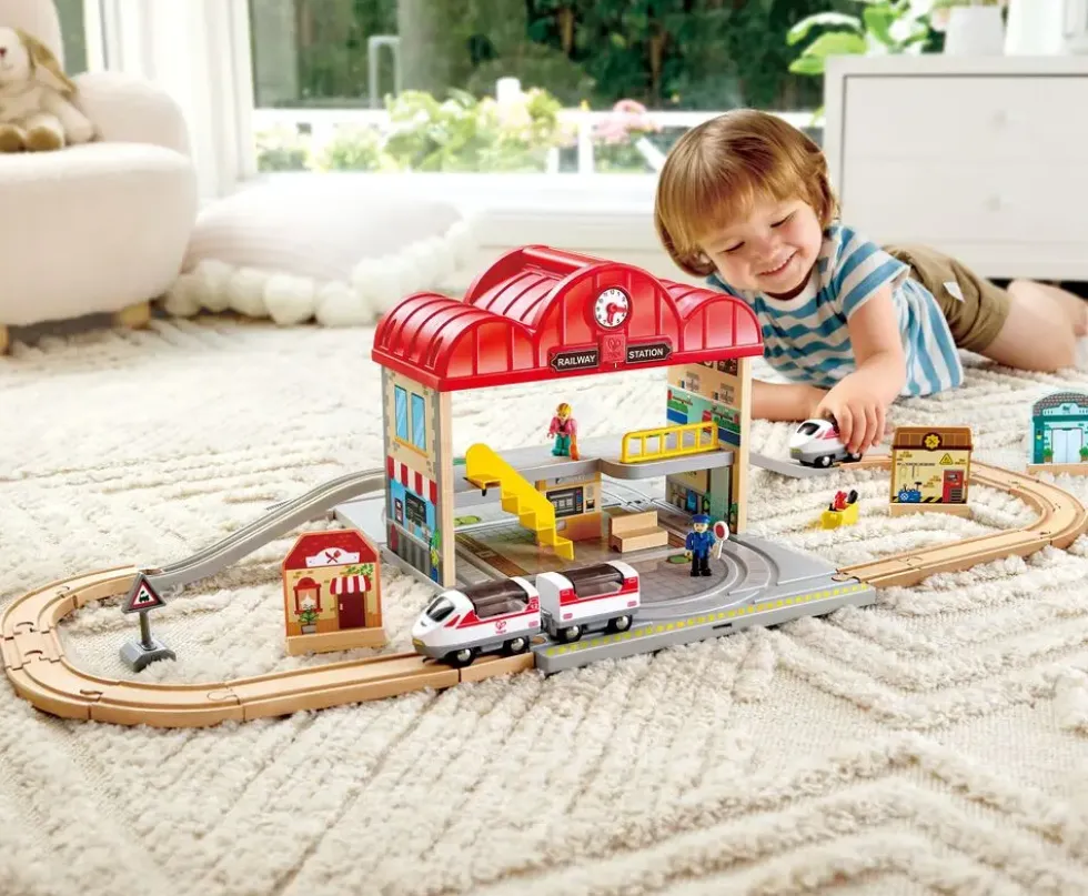 COFFRET CIRCUIT DE TRAIN PORTABLE