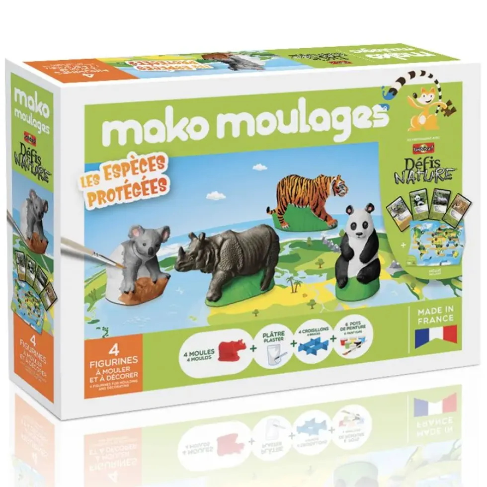 COFFRET CREATIF - MES ESPECES PROTEGEES DEFIS NATURE