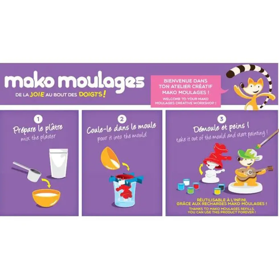 COFFRET CREATIF - 5 MOULES MES FEES