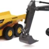 1/32 COFFRET ENGIS VOLVO DUMPER A40D - PELLE EC460B