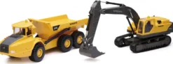 1/32 COFFRET ENGIS VOLVO DUMPER A40D - PELLE EC460B
