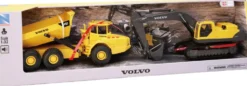 1/32 COFFRET ENGIS VOLVO DUMPER A40D - PELLE EC460B