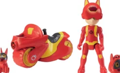 COFFRET 4 FIGURINES 7,5 CM + 4 MOTOS & ACCESSOIRES