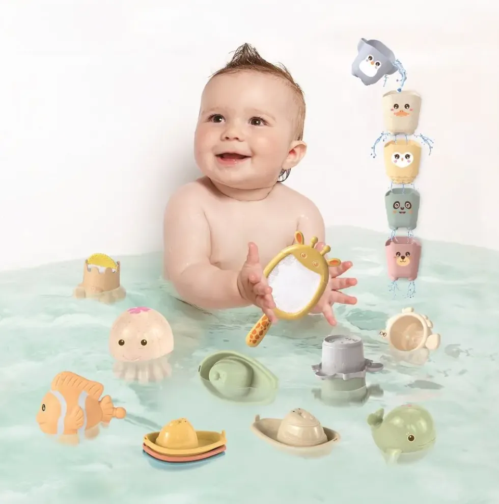 COFFRET JEUX DE BAIN - 18 PIECES