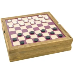 COFFRET JEUX EN BOIS 10 EN 1