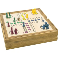 COFFRET JEUX EN BOIS 10 EN 1