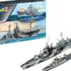 COFFRET 2 MAQUETTES 250 PIECES - PACIFIC WARRIORS - USS FLETCHER ET USS INDIANAPOLIS