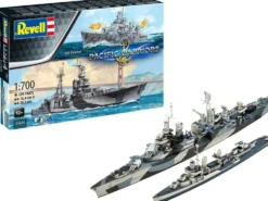 COFFRET 2 MAQUETTES 250 PIECES - PACIFIC WARRIORS - USS FLETCHER ET USS INDIANAPOLIS