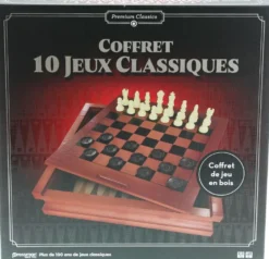 COFFRET MULTI-JEUX FAMILLE 10 JEUX