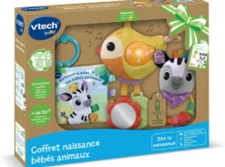 COFFRET NAISSANCE BEBES ANIMAUX