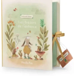 COFFRET NAISSANCE TROIS PETITS LAPINS