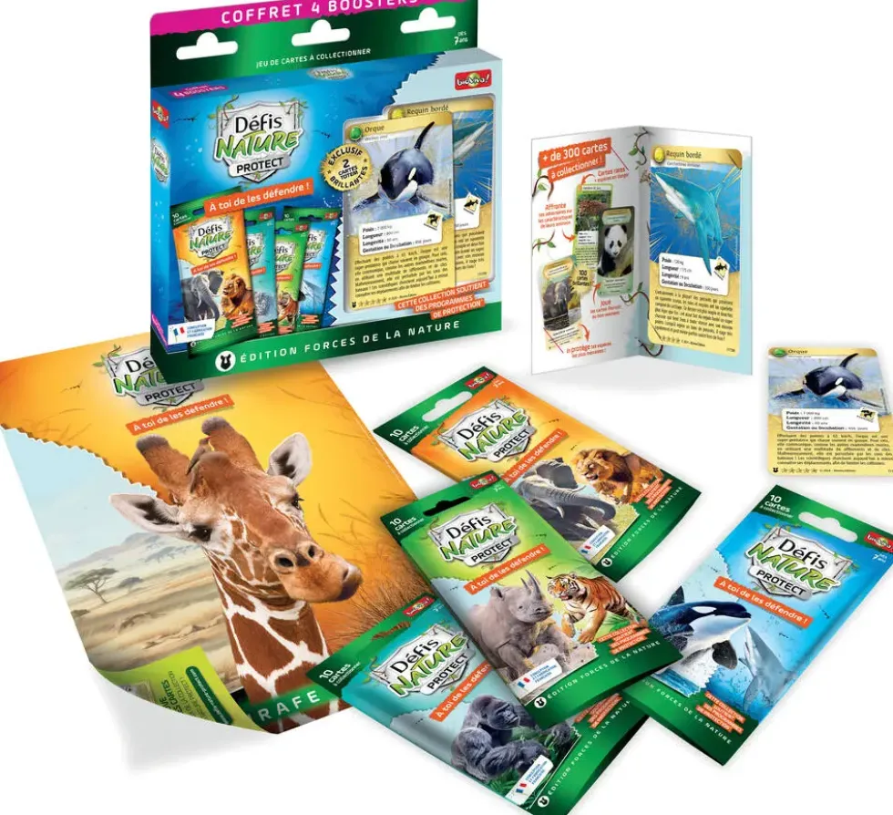 COFFRET ORQUE ET REQUIN - 4 BOOSTERS ET 2 CARTES TOTEMS