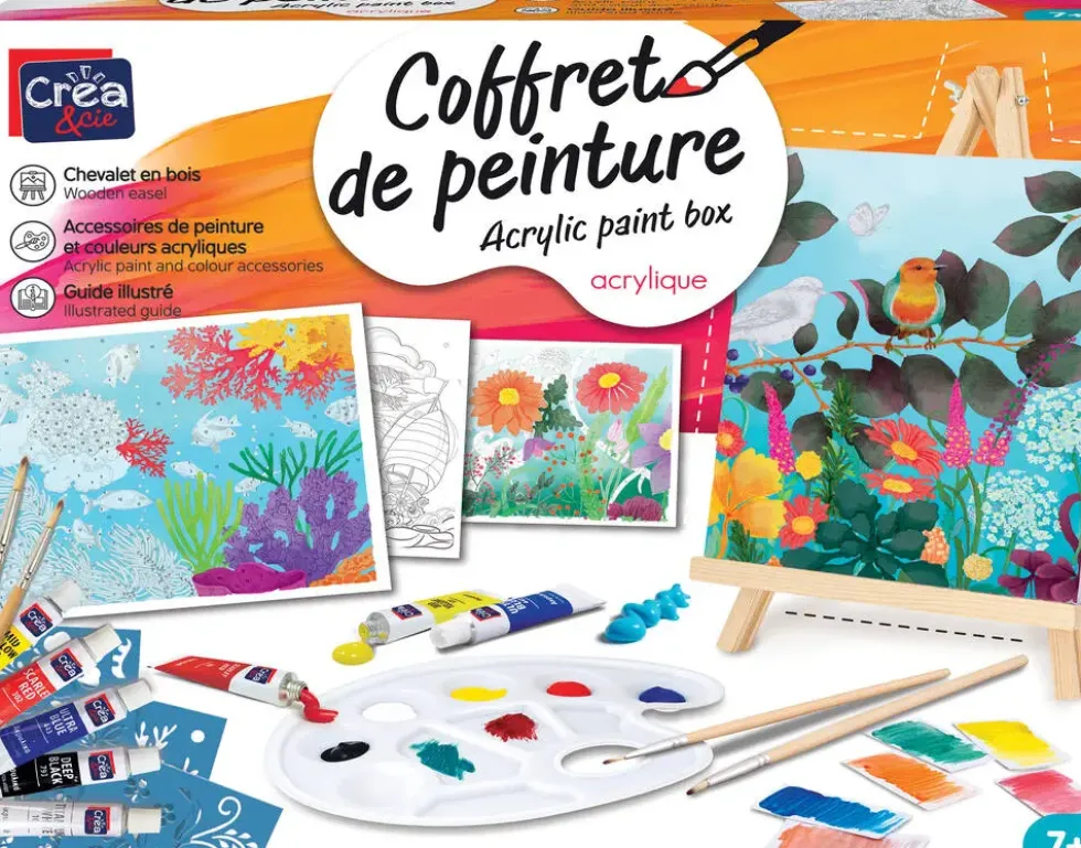 COFFRET PEINTURE ACRYLIQUE