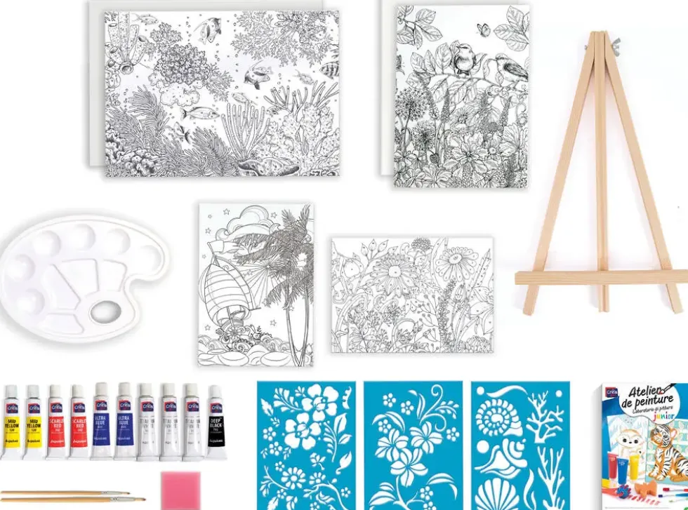 COFFRET PEINTURE ACRYLIQUE
