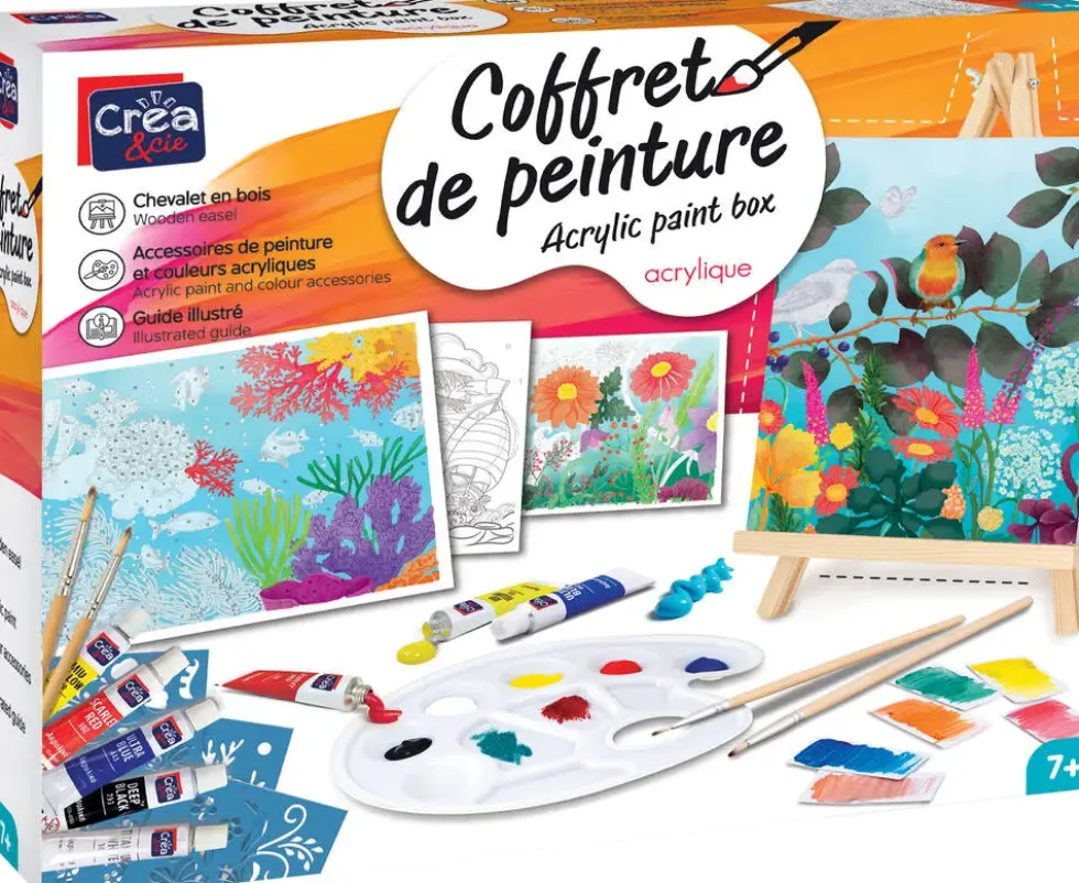 COFFRET PEINTURE ACRYLIQUE