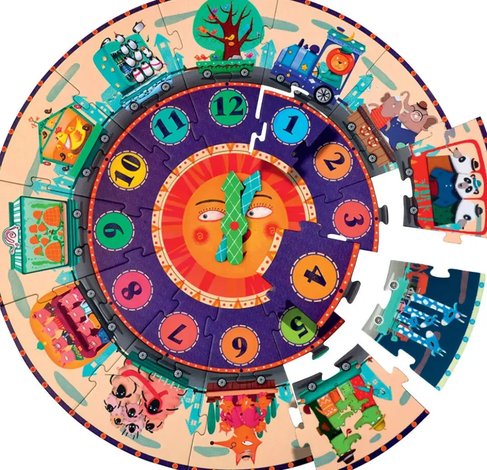 COFFRET PUZZLE HORLOGE