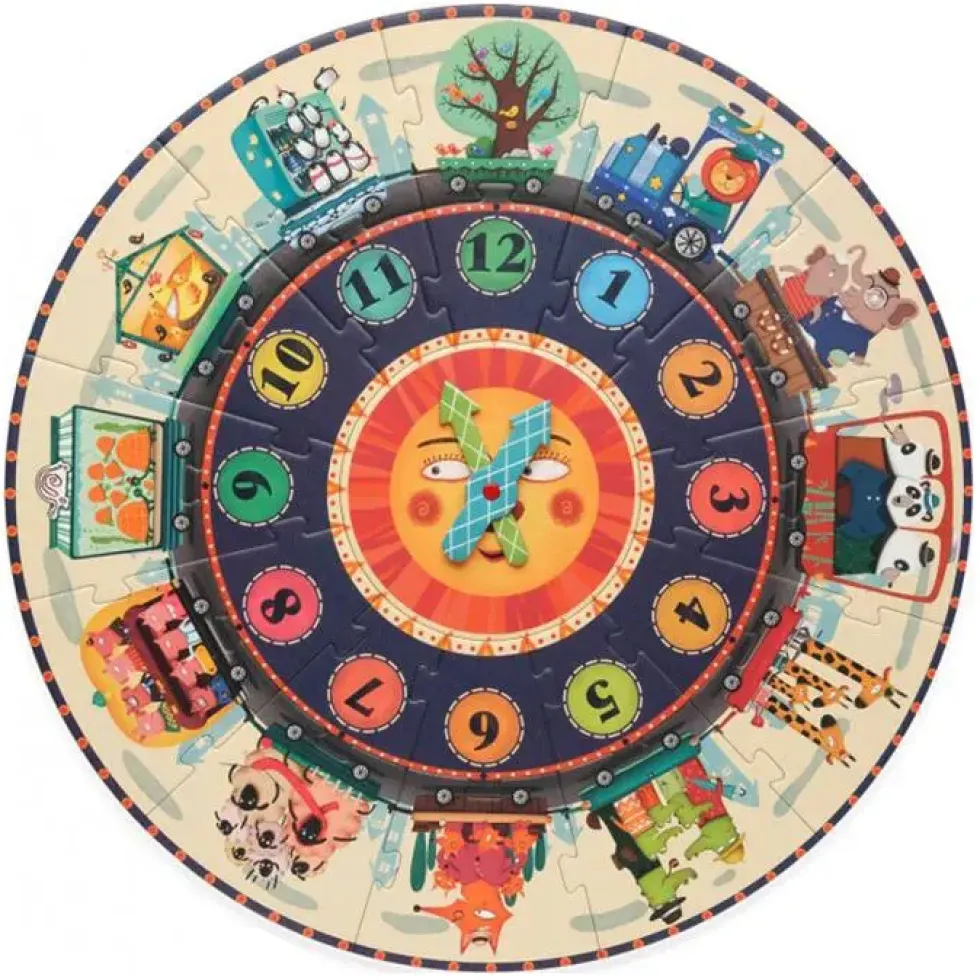 COFFRET PUZZLE HORLOGE