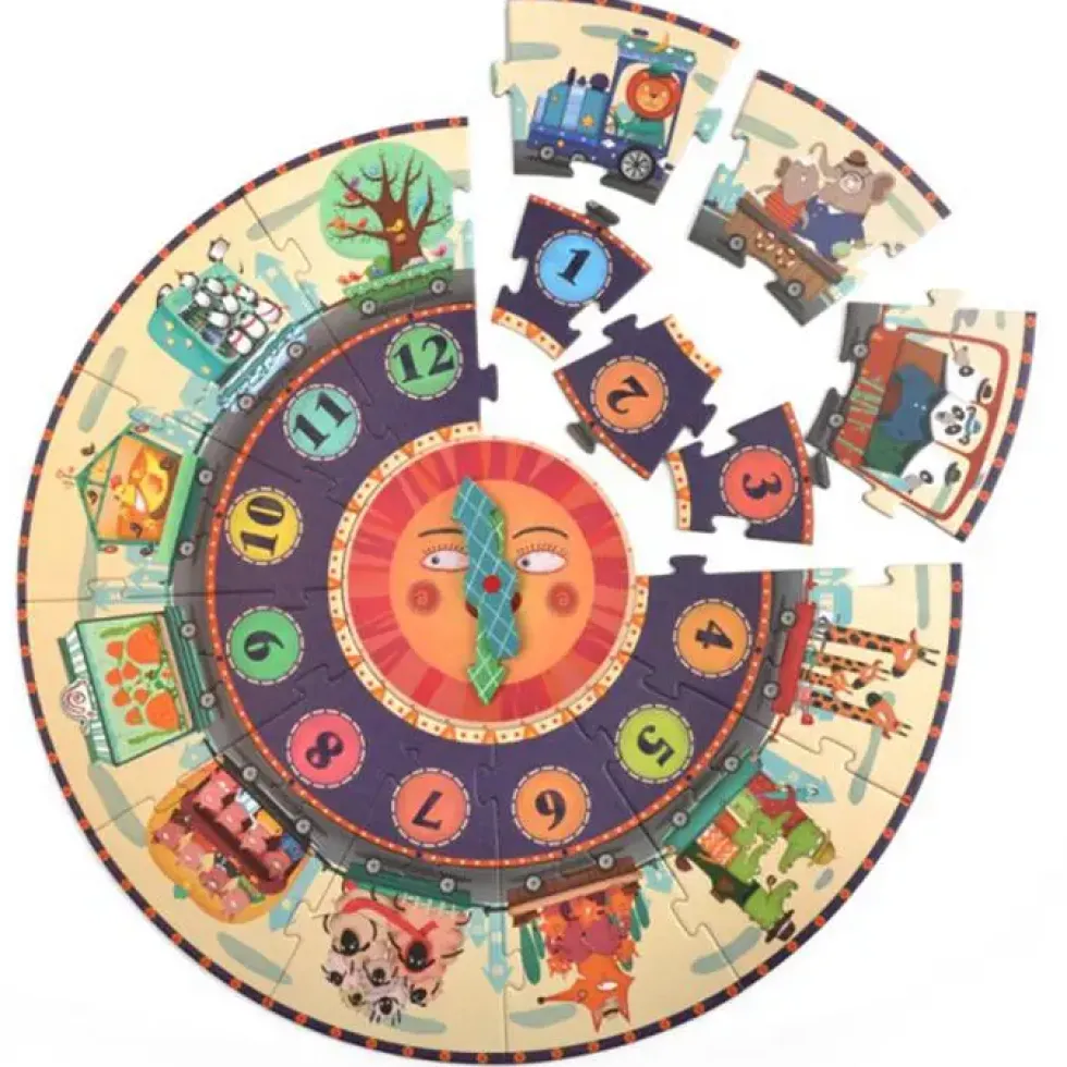 COFFRET PUZZLE HORLOGE