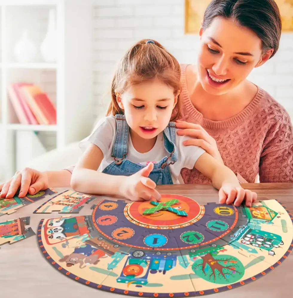 COFFRET PUZZLE HORLOGE
