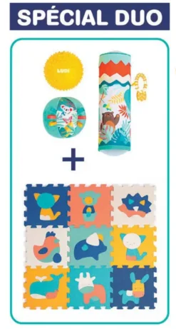 COFFRET SENSORIEL - 9 DALLES ANIMAUX