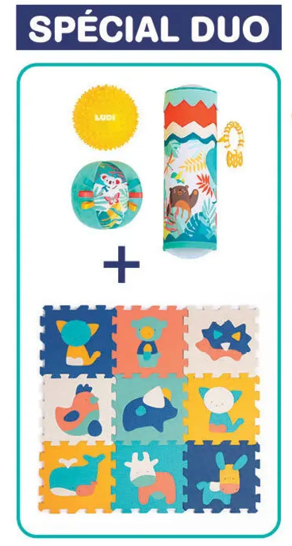 COFFRET SENSORIEL - 9 DALLES ANIMAUX