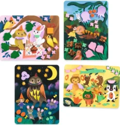 COLLAGE DE MOUSSESFETES SCINTILLANTES