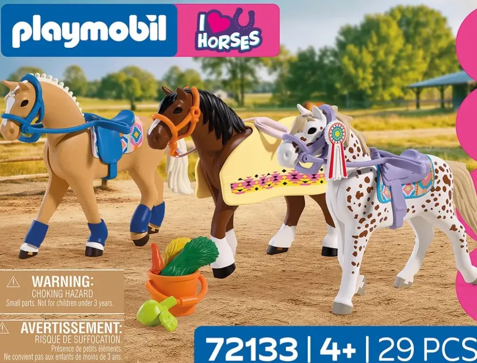 COLLECTION DE TROIS CHEVAUX 72133