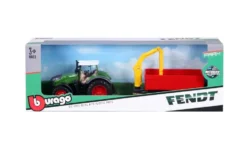 1/43 COLLECTION FERME - TRACTEUR A FRICTION AVEC REMORQUE - 4 LICENCES