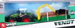 1/43 COLLECTION FERME - TRACTEUR A FRICTION AVEC REMORQUE - 4 LICENCES