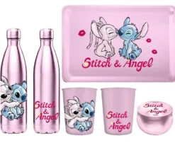 COMBO STEEL DISNEY STITCH ET ANGEL - COFFRET 100% METAL