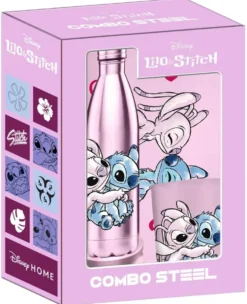 COMBO STEEL DISNEY STITCH ET ANGEL - COFFRET 100% METAL