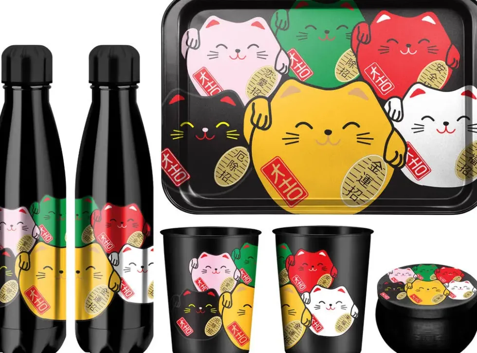 COMBO STEEL MANEKI NEKO - COFFRET 100% METAL