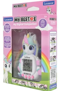 CONSOLE MY BEST-E® LICORNE AVEC ECRAN LCD ET PORTE-CLES