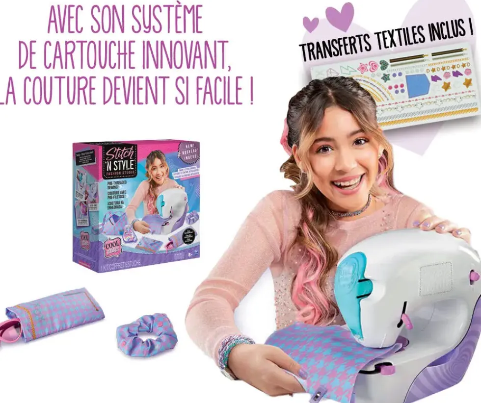 COOL MAKER - STITCH 'N STYLE FASHION STUDIO MACHINE A COUDRE