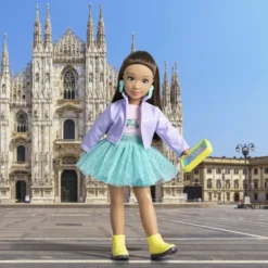 COROLLE GIRLS - POUPEE COFFRET LUNA FASHION WEEK MILAN - 28CM