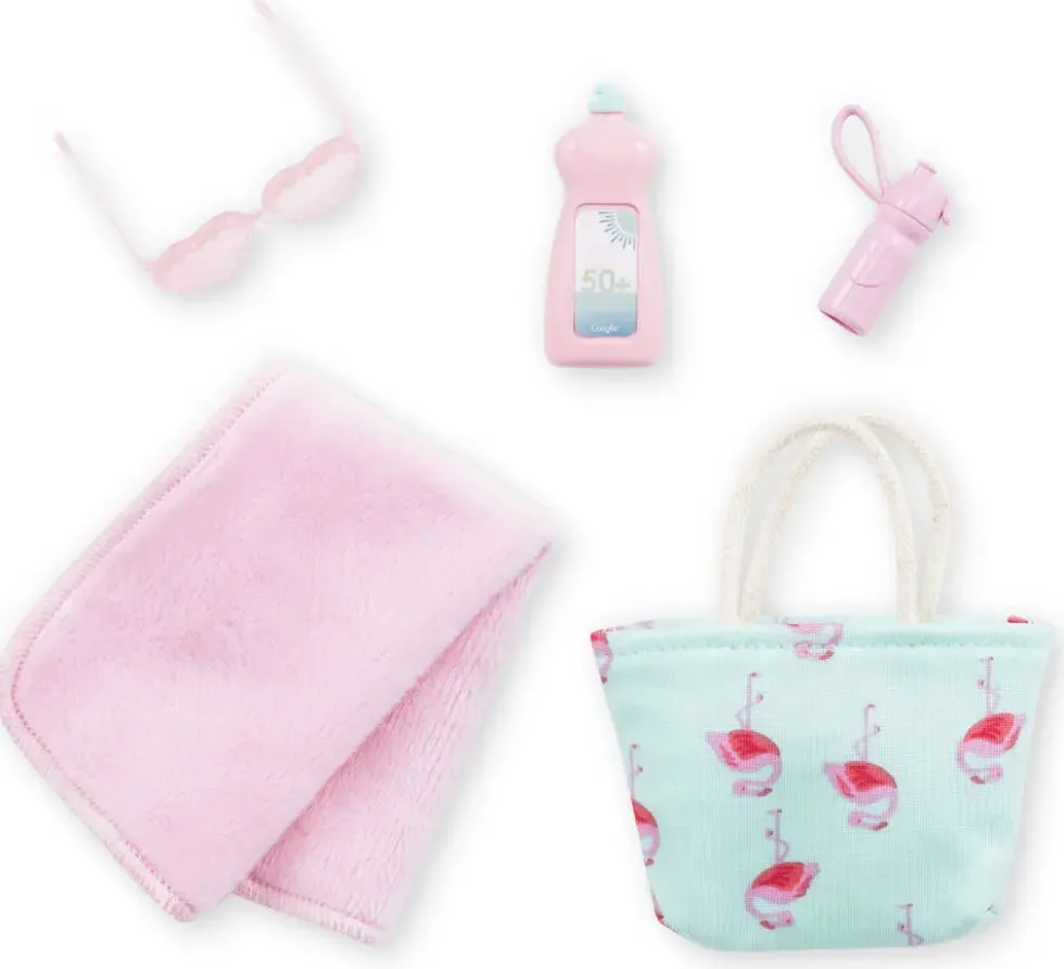 COROLLE GIRLS - POUPEE - COFFRET VALENTINE A LA PLAGE - COROLLE VETEMENTS 28 CM