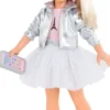COROLLE GIRLS - POUPEE MANNEQUIN - COFFRET VALENTINE FASHION WEEK PARIS - COROLLE VETEMENTS 28 CM